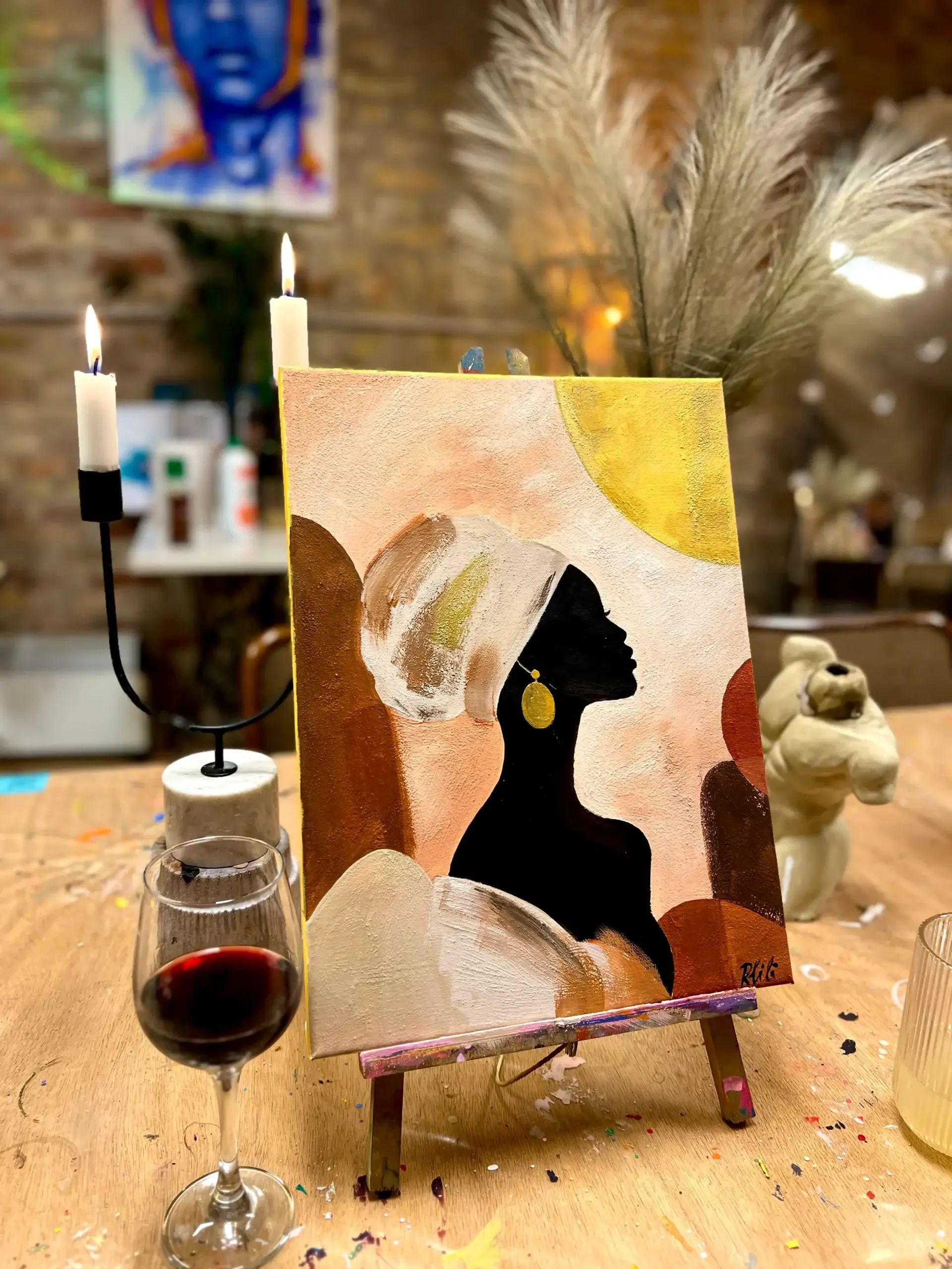 Malen und Wein in Budapest